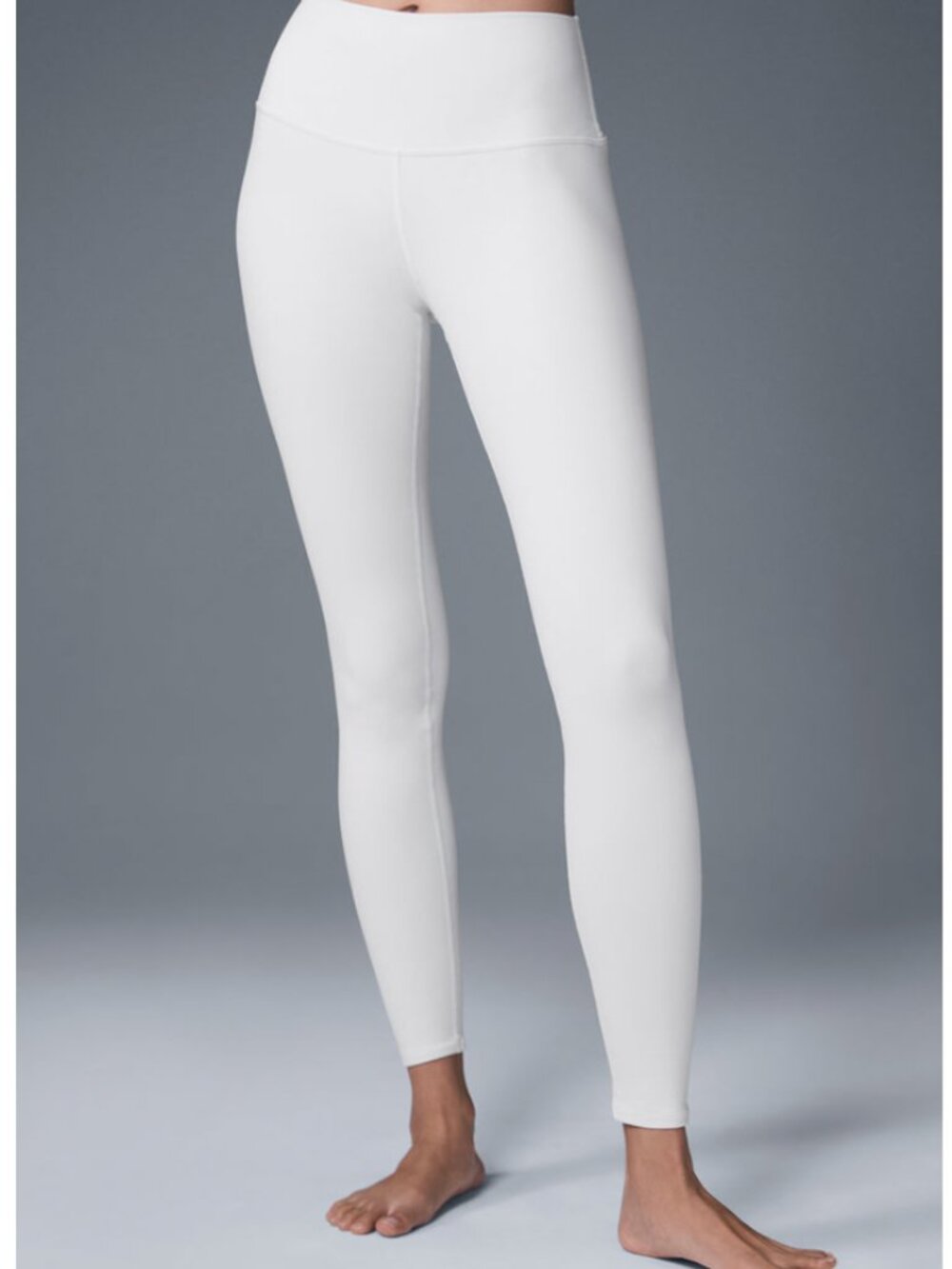 Alo White High-Waist Airbrush Legging